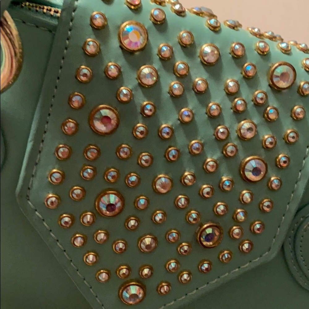 Imoshion Mint Green Irredentist Studded Purse